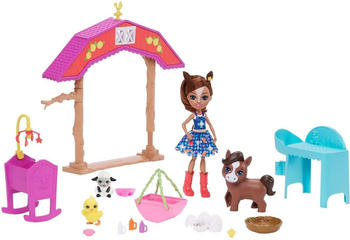 Mattel Enchantimals - Pferdespaß-Kindergarten mit Haydie Horse & Trotter