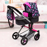 Bayer ZB-125826, Bayer Puppenwagen Vario 18406AA (ZB-125826) Schwarz