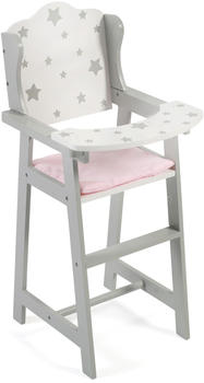 Bayer-Chic Puppen-Hochstuhl Stars Holz grau