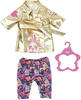 Zapf Creation 830802, Zapf Creation Baby born Happy Birthday Outfit Mantel Gold