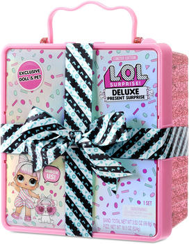 MGA Entertainment Deluxe Present Surprise Exclusive Doll & Pet
