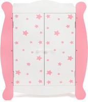 CHIC2000 Puppenkleiderschrank "Stars Pink"