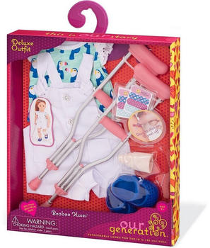 Planet Extra GmbH Our Generation Deluxe Outfit mit Krücken 46 cm Puppen mehrfarbig (16188639)