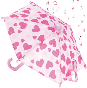 Götz Regenschirm für alle Puppen hearts 3402022