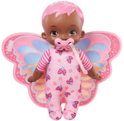 Mattel My Garden Baby - Mein Schmuse Schmetterlings-Baby (23 cm) mit Plüschflügeln rosa