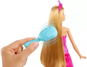 Barbie Regenbogen-Königreich Magische Haarspiel-Prinzessin blond – Entdecken Sie die Barbie Regenbogen-Königreich Magische Haarspiel-Prinzessin blond