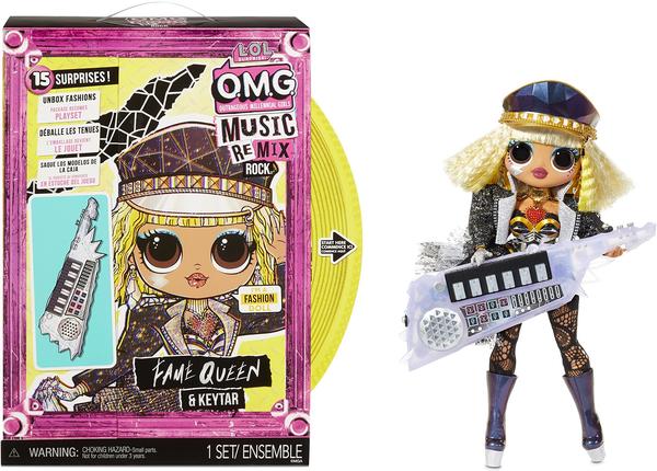 MGA Entertainment L.O.L. Surprise OMG Remix Rock - Fame Queen and Keytar (577607EUC)