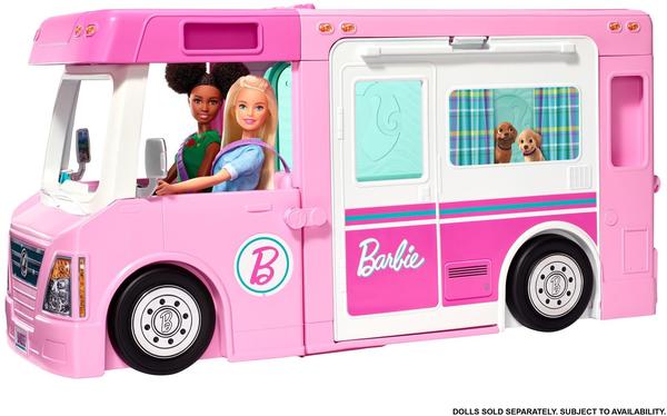 Barbie 3-in-1 Super Abenteuer-Camper (GHL93)