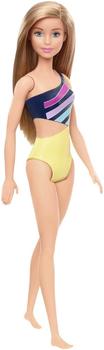 Barbie Beach Puppe mit Badeanzug im Streifenmuster