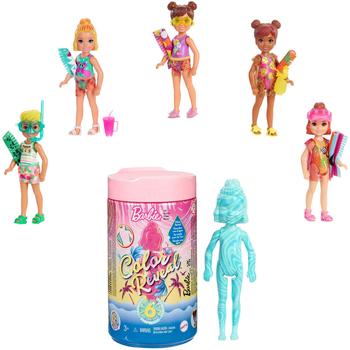 Barbie Chelsea Color Reveal Doll with 6 surprises (GTT25)