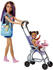 Barbie Babysitter und Kinderwagen