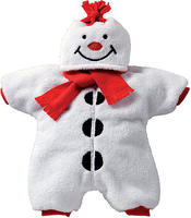 Heless 2098, Heless Kuscheliger Puppen-Schneemann, Gr. 35-45 cm weiss