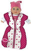 Klein Theo Baby Coralie Puppen-Schlafsack mit Reißverschluss | Für ca. 40 bis...