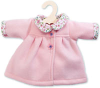 Heless 1277, Heless Puppen-Mantel, klein, Gr. 28-35 cm rosa