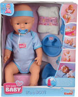 Simba 105030044, Simba NBB Baby Doll Blue Accessories