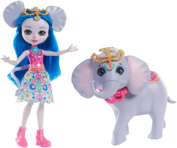 Mattel Enchantimals 15cm Ekaterina Elephant Doll & Antique Figure