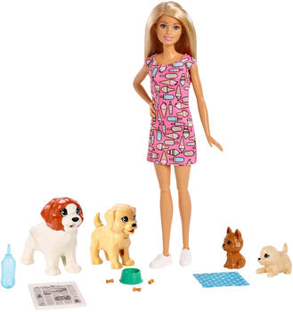 Barbie Hundesitterin und Welpen