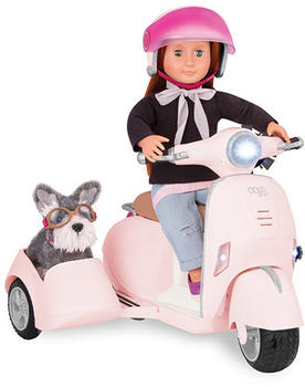 Planet Extra GmbH Our Generation Motorroller mit Seitenwagen (BD37389Z)