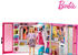Barbie Barbie Traum Kleiderschrank ausklappbar mit Puppe, Zubehör und Puppen-Kleidung