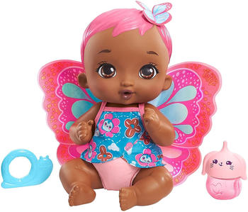 Mattel My Garden Baby Feed and Change Baby Butterfly Doll Rosa