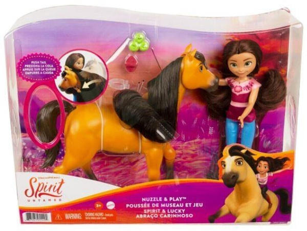 Mattel Spirit - frei und ungezähmt - Lucky Puppe und Pferd (GXF67)