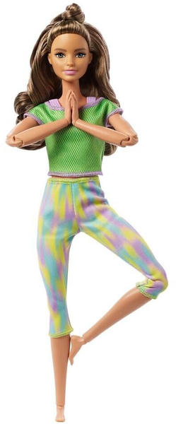 Barbie Made To Move - (brünett) im grünen Yoga Outfit