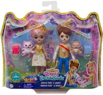 Mattel Royal Enchantimals - Braylee Bear & Bannon Bear (GYJ07)