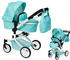 Ella & Piet Puppenwagen MOOVE4 mit Wickeltasche 2in1