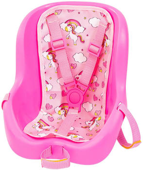 Bayer Design Puppen-Fahrradsitz pink