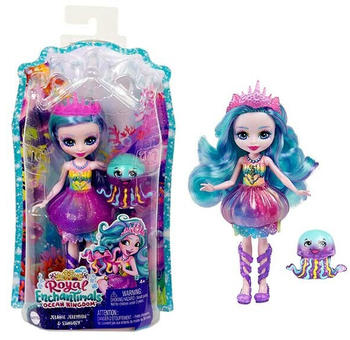 Mattel Royal Enchantimals Ocean Kingdom Jelanie Jellyfish & Stingley