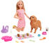 Barbie Barbie Puppe (blond) mit Hund und Welpen