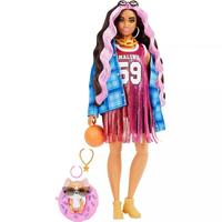 Mattel HDJ46, Mattel Barbie Extra Puppe Basketball-Look