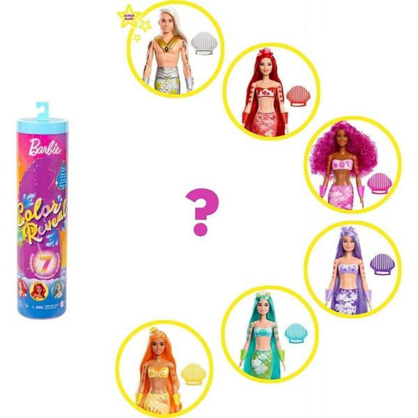 Mattel Barbie Color Reveal - Meerjungfrauenpuppe