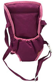 Knorrtoys Puppenbauchtrage pink/purple
