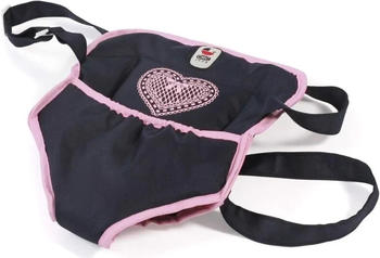 Bayer-Chic Puppen-Tragegurt Melange grau-navy