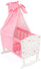CHIC2000 Puppenwiege »Stars Pink«, inkl. Himmel
