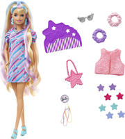 BARBIE HCM88, MATTEL HCM88 Barbie Totally Hair Puppe (blond/bunte Haare) inkl.
