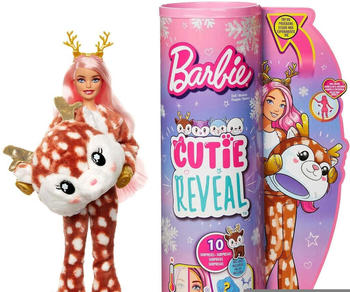 Barbie Barbie Cutie Reveal Winter Sparkles - Reh, Puppe