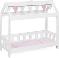 CHIC2000 Puppenbett "Stars Grey" mit Bettdecke und Kopfkissen
