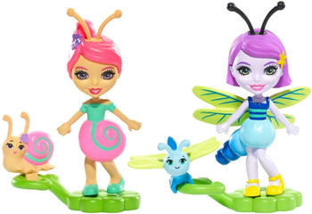 Mattel Enchantimals Blütenpark - Saxon Snail & Dara Dragonfly