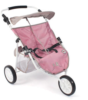 Bayer-Chic Zwillings-Buggy Jogger beige rosa