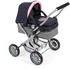 Cuddly Doll's Pram Smarty melange grey/navy