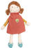 Sigikid Stoffpuppe Puppe mit orangem Kleid Green (39545), orange-kombi