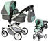 Ella & Piet Puppenwagen MOOVE4 mit Wickeltasche 2in1