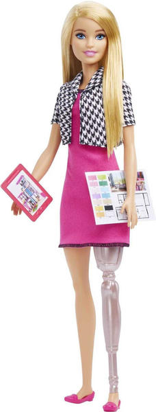 Barbie You can be anything Innenarchitektin mit Beinprothese
