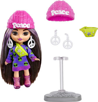 Barbie Extra Mini Minis Doll Brunette (HLN46)