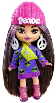 Barbie Extra Mini Minis Doll With Burgundy Hair (HLN47)