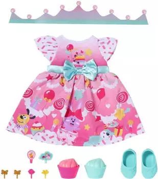 BABY born Puppenkleidung Deluxe Geburtstag 43 cm