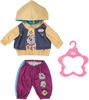 Baby Born 832615, Baby Born Zapf Outfit mit Hoody 43cm 832615