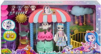 Mattel Enchantimals Minipuppe Baby Best Friends City Tails Tier-Kindergarten Starley Stork (HLH23)